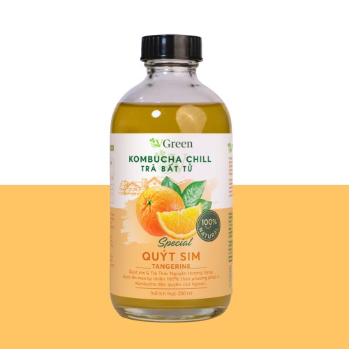 Vkombucha Chill Quýt Sim 250ml (TT)